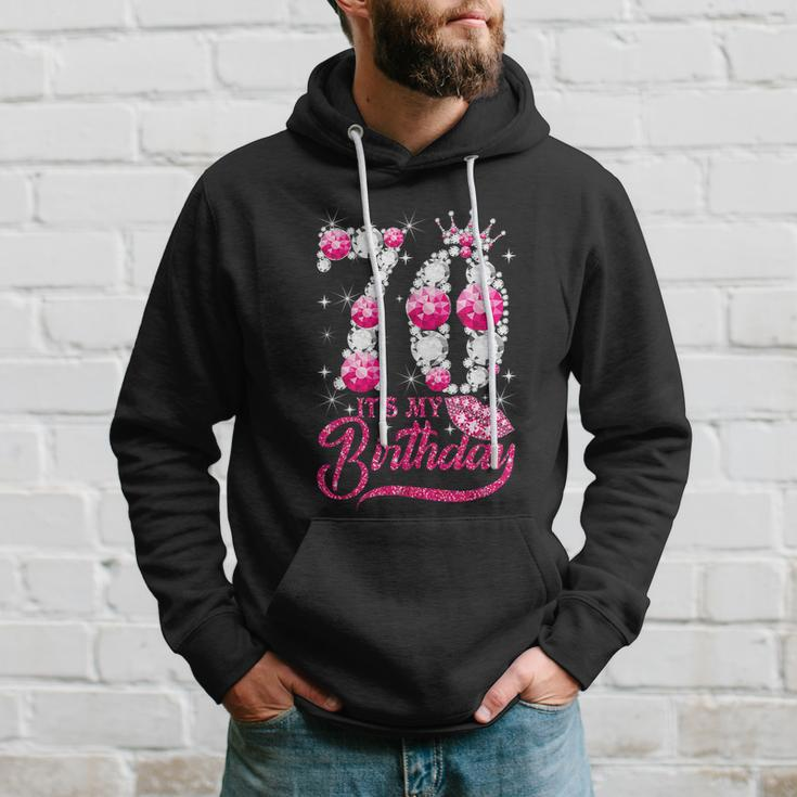 Its My 70Th Birthday Gift Queen 70 Years Old Shoes Crown Diamond Funny Gift Hoodie Gifts for Him
