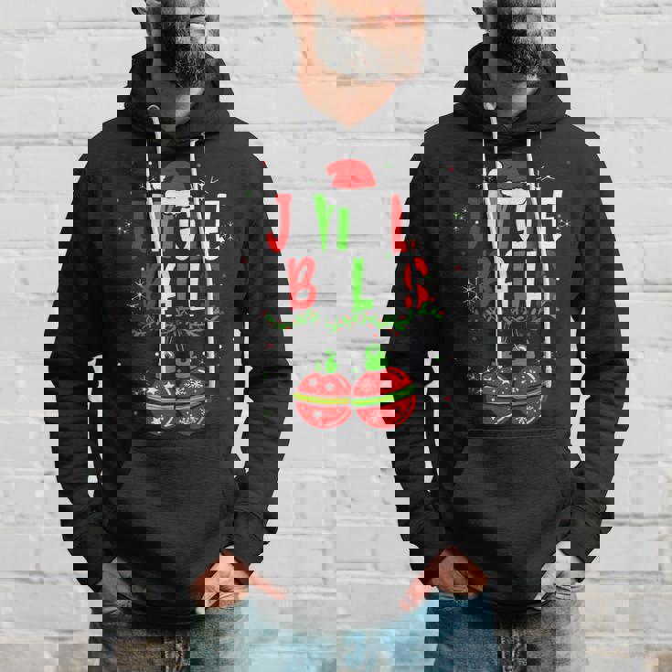 Jingle Balls Tinsel Tits Funny Matching Couple Chestnuts V80 Men Hoodie Graphic Print Hooded Sweatshirt Gifts for Him