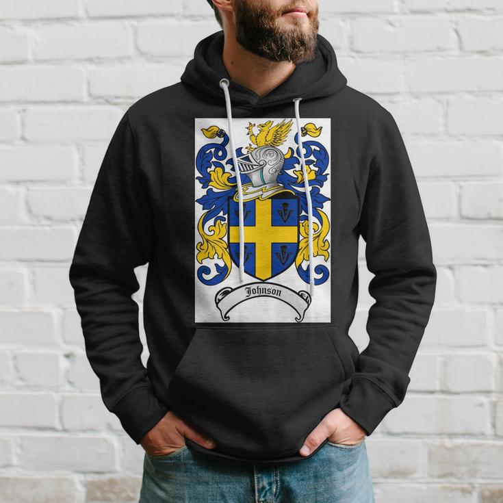 Johnson Family Crest - Coat Of Arms Hoodie Gifts for Him