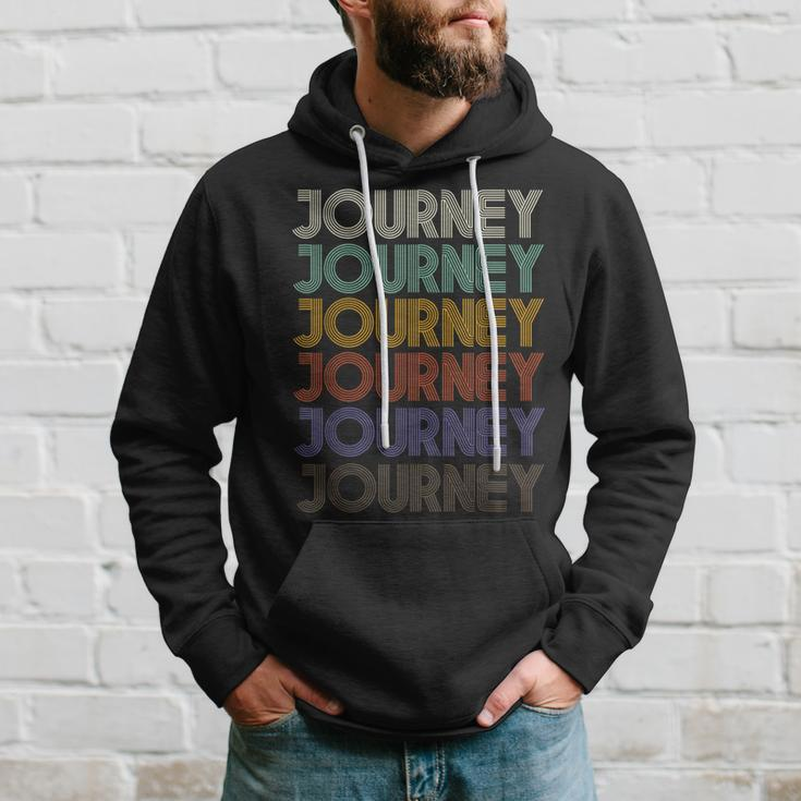 Journey First Name Retro Vintage 90S Stylet Hoodie Gifts for Him
