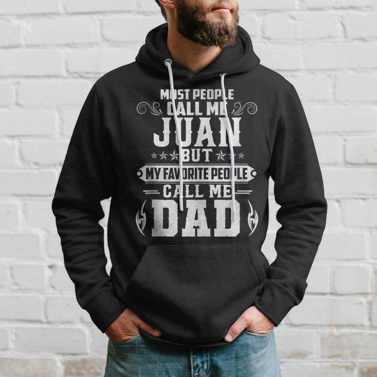 Juan - Name Funny Fathers Day Personalized Men Dad Hoodie Gifts for Him