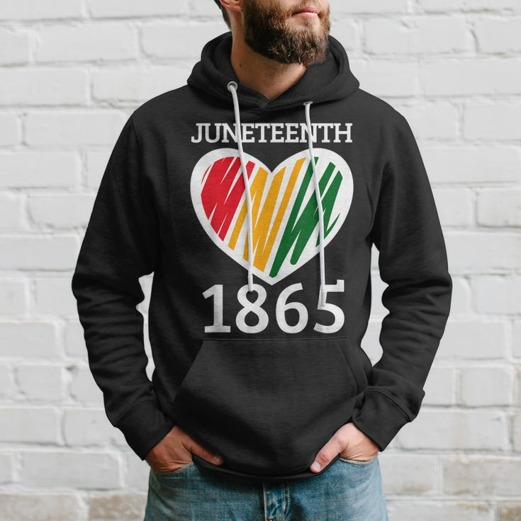 Junenth 1865 African American Freedom Day Hoodie Gifts for Him