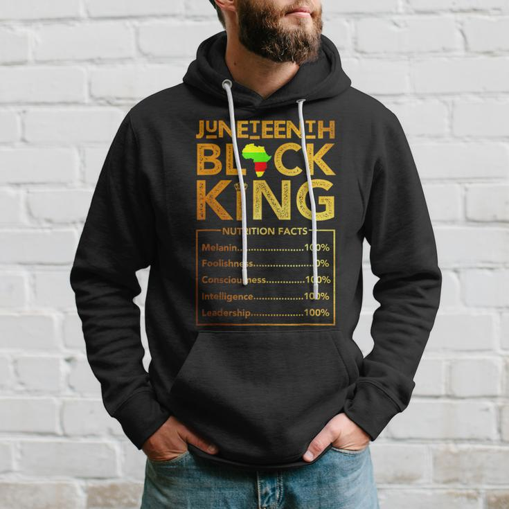 Junenth Black King Melanin Dad Fathers Day Men Fathers Hoodie Gifts for Him