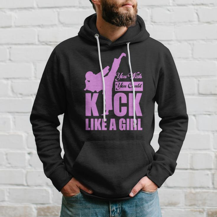 Kick Like A Girl T-Shirt Karate Taekwondo Men Hoodie Gifts for Him