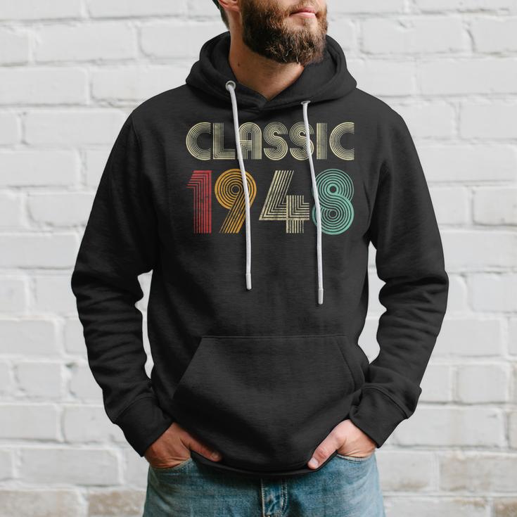 Klassisch 1948 Vintage 75 Geburtstag Geschenk Classic Hoodie Geschenke für Ihn