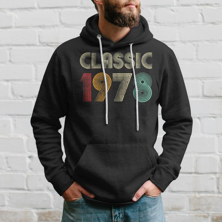 Klassisch 1978 Vintage 45 Geburtstag Geschenk Classic Hoodie Geschenke für Ihn