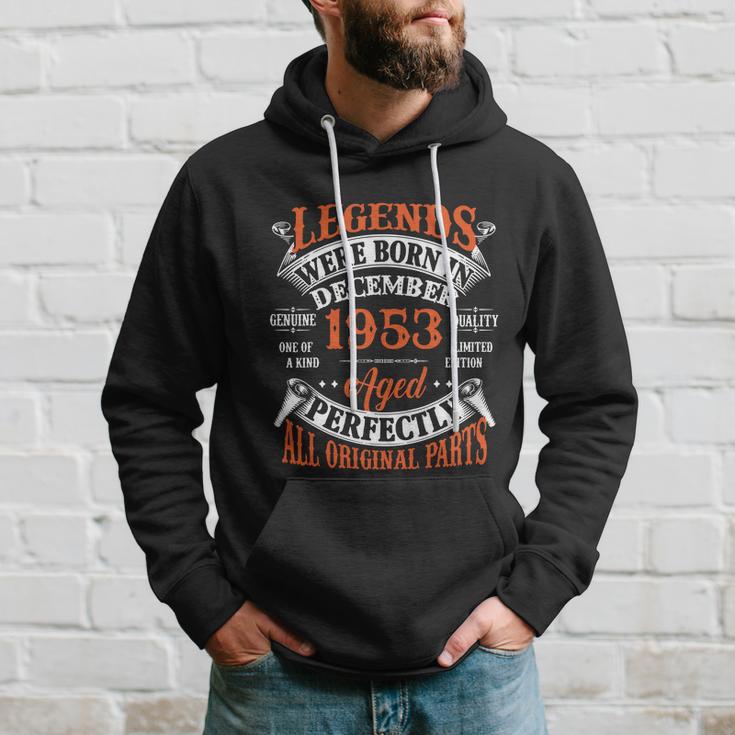 Legend 1953 Vintage 70Th Birthday Born In December 1953 V2 Hoodie Gifts for Him