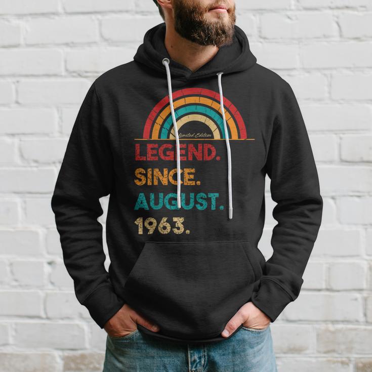 Legend Since August 1963 59 Geburtstag Geschenk Born In 1963 Hoodie Geschenke für Ihn