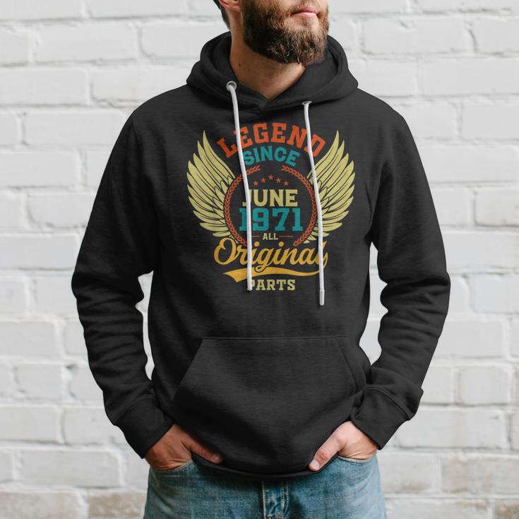 Legende zum 50. Geburtstag Juni 1971 Hoodie, Alle Originalteile Geschenke für Ihn