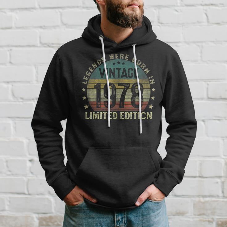 Legenden 1978 Geburtstags-Hoodie, Einzigartiges 45. Geburtstagsgeschenk Geschenke für Ihn