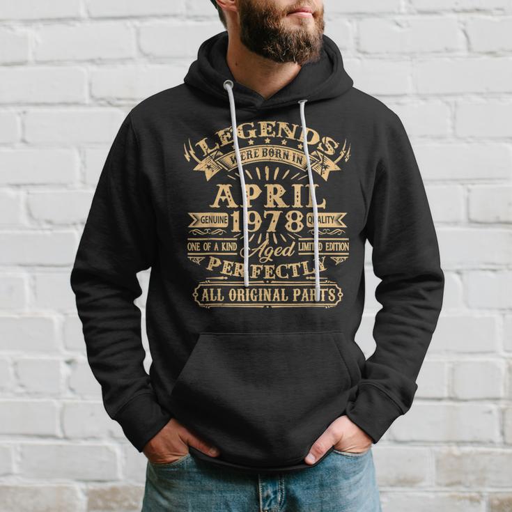 Legenden Wurden Im April 1978 Geschenk 45 Geburtstag Mann V3 Hoodie Geschenke für Ihn