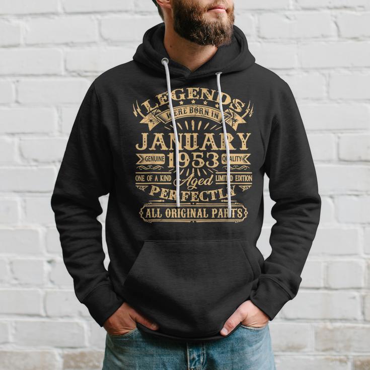 Legenden Wurden Im Januar 1953 Geschenk 70 Geburtstag Mann V3 Hoodie Geschenke für Ihn