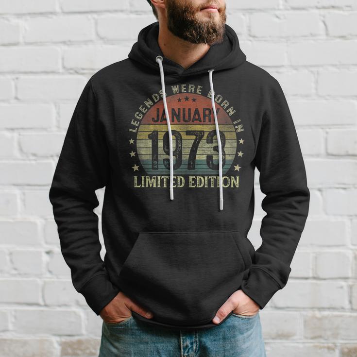 Legenden Wurden Im Januar 1973 Geschenk 50 Geburtstag Mann V5 Hoodie Geschenke für Ihn