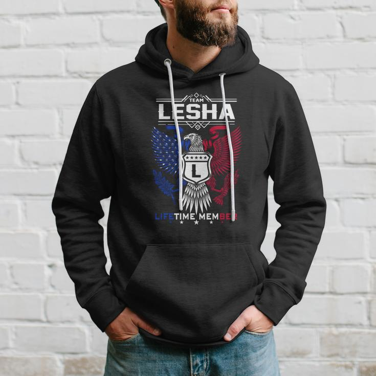 Lesha Name - Lesha Eagle Lifetime Member G Hoodie Gifts for Him