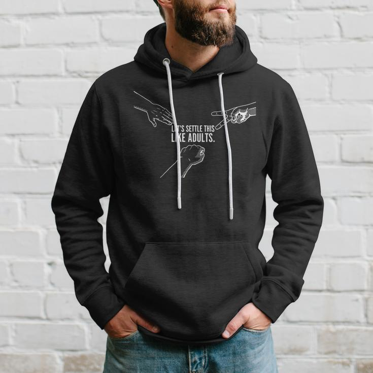 Lets Settle This Like Adults V2 Hoodie Gifts for Him