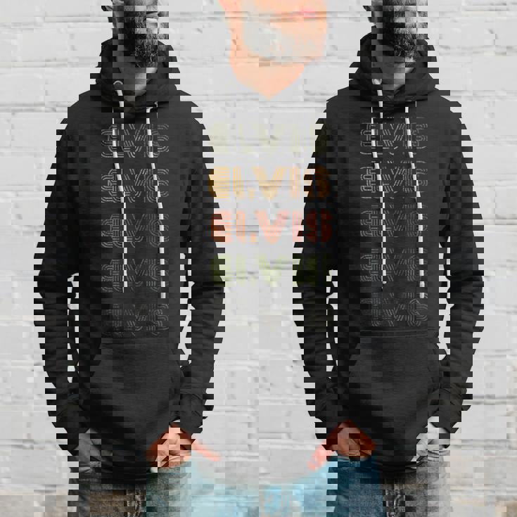 Love Heart-Elvis -Grunge Vintage-Style Black-Elvis Hoodie Gifts for Him
