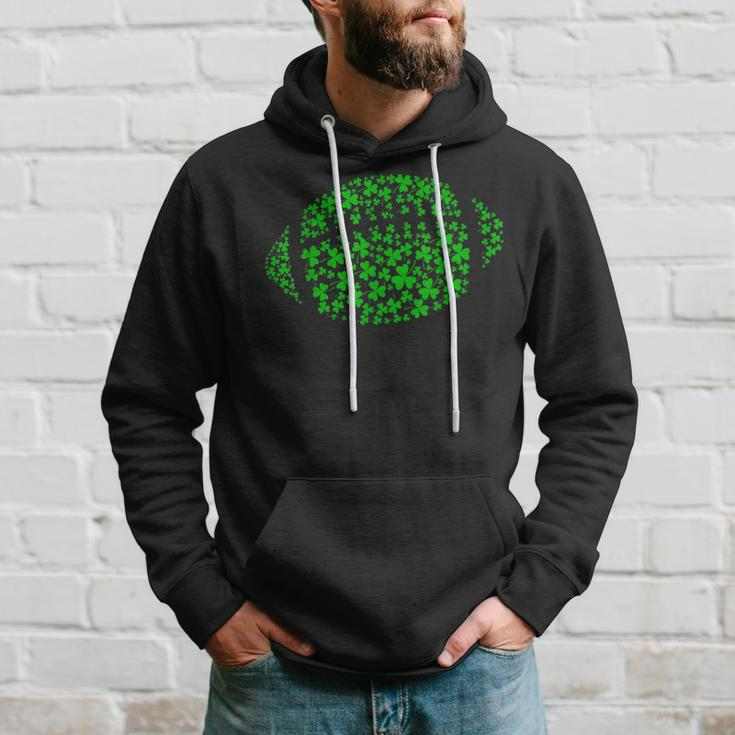 Lucky Football Shamrock For Football Lovers St Patricks Day Hoodie Gifts for Him