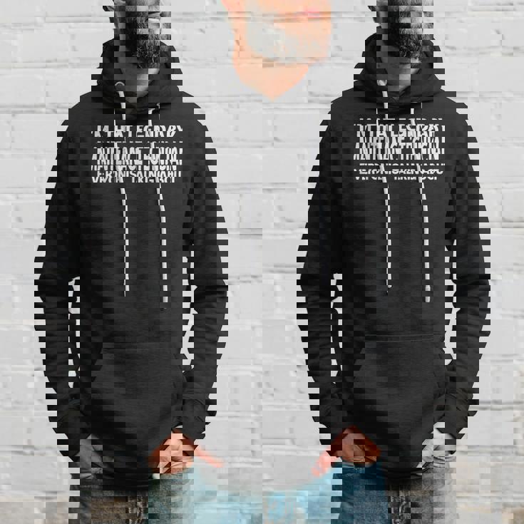 Maintenance Technician Job Title Maintenance Technician Hoodie Gifts for Him