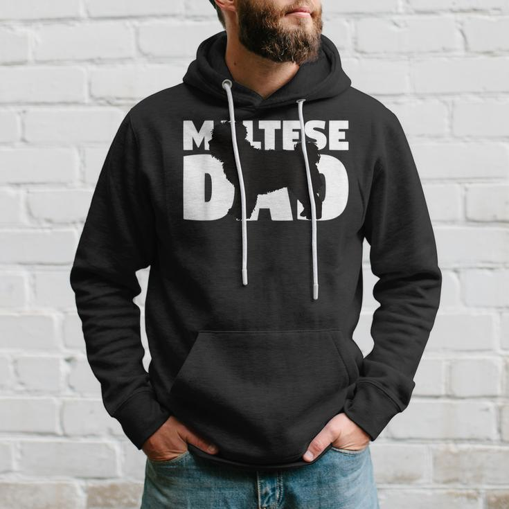 Maltese Dad Maltese Gift For Dog Father Dog Dad Hoodie Gifts for Him