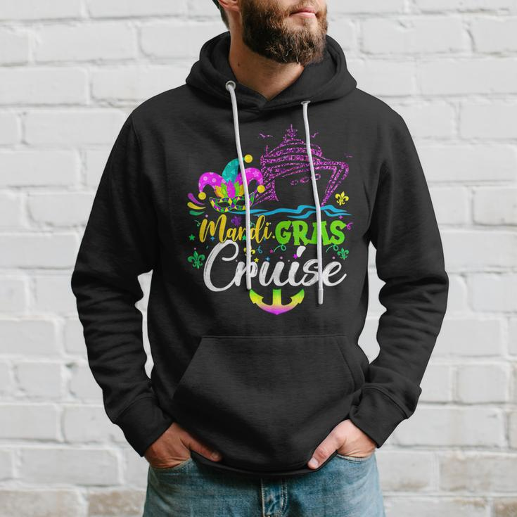Mardi Gras Cruise Ship Beads Vacation Cruising Carnival V2 Men Hoodie Graphic Print Hooded Sweatshirt Gifts for Him
