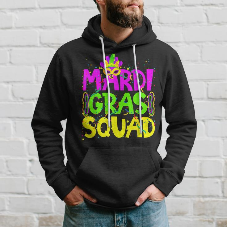 Mardi Gras Squad Party Costume Outfit - Funny Mardi Gras Hoodie Gifts for Him