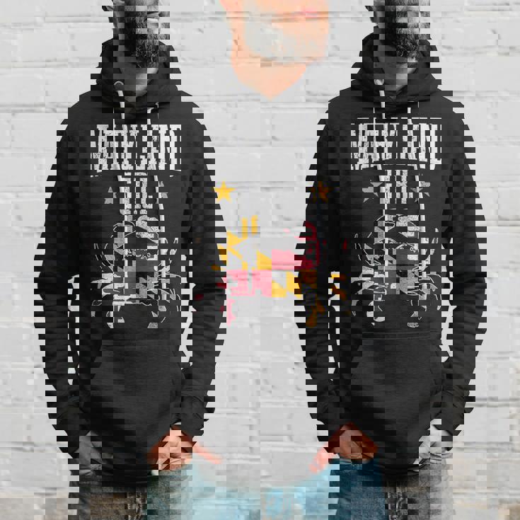 Maryland Girl Blue Crab Vintage Maryland Flag Pride Gift For Womens Hoodie Gifts for Him Maryland Girl Blue Crab Vintage Maryland Flag Pride Gift For Womens Hoodie Gifts for Him