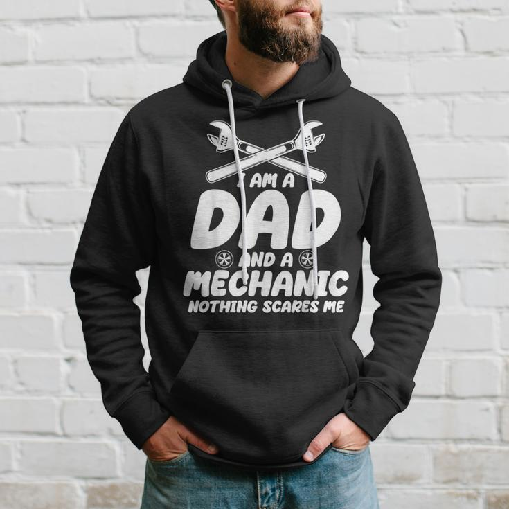 Mechanic Dad Mechanics Fans Iam A Dad And A Mechanic Hoodie Gifts for Him