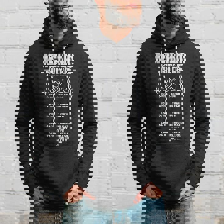 Mechanic Hourly Rate Funny Mechanic Gifts For Men Garage Hoodie Gifts for Him