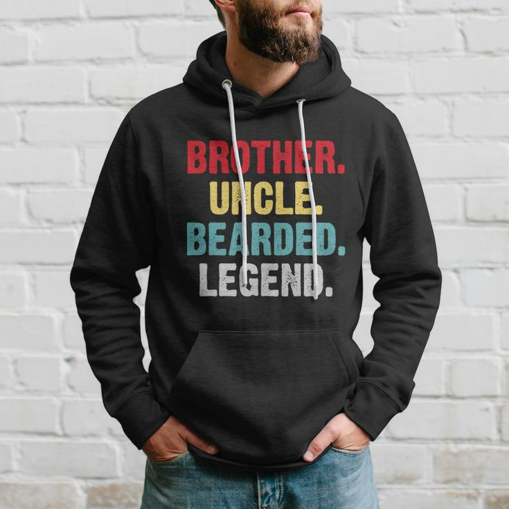 Mens Bearded Brother Uncle Beard Legend Vintage Retro Shirt Funny Funcle Hoodie Gifts for Him