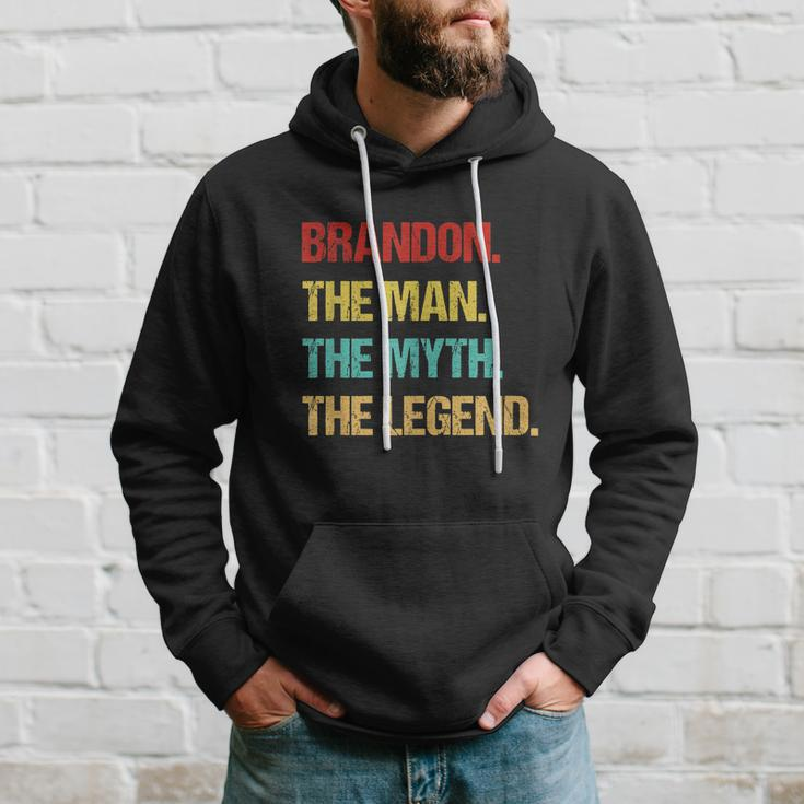 Mens Brandon The Man The Myth The Legend Hoodie Gifts for Him