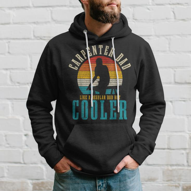 Mens Carpenter Dad Funny Vintage Woodworker Carpentry Woodworking Hoodie Gifts for Him