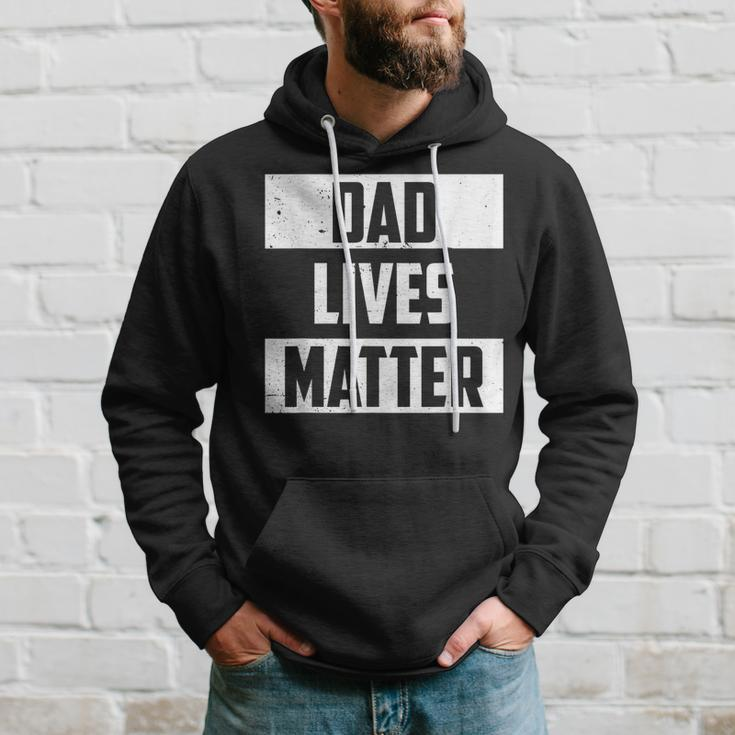 Mens Dad Lives Matter Saying Mens Fathers Day Idea Vintage Hoodie Gifts for Him