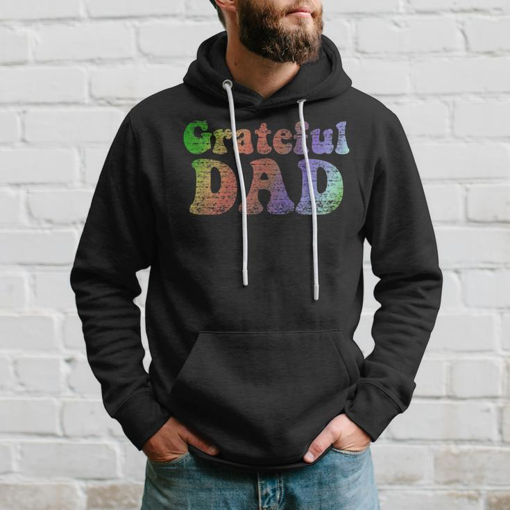 Mens Grateful Dad Vintage Fathers Day Gift Hoodie Gifts for Him