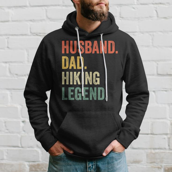 Mens Hiker Husband Dad Hiking Legend Vintage Funny Outdoor Hoodie Gifts for Him