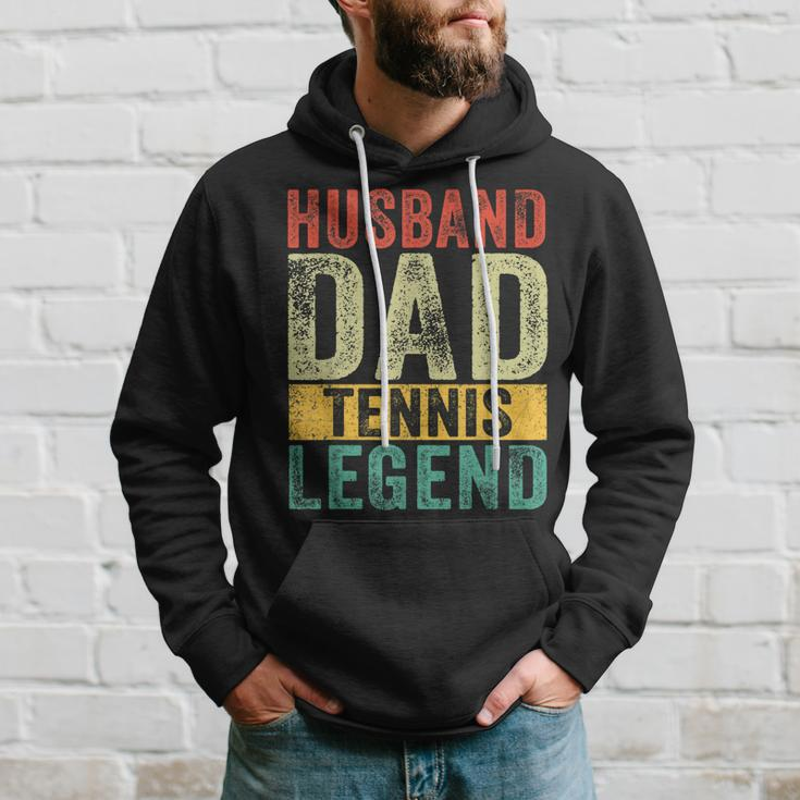 Mens Husband Dad Tennis Legend Fathers Day Vintage Hoodie Gifts for Him