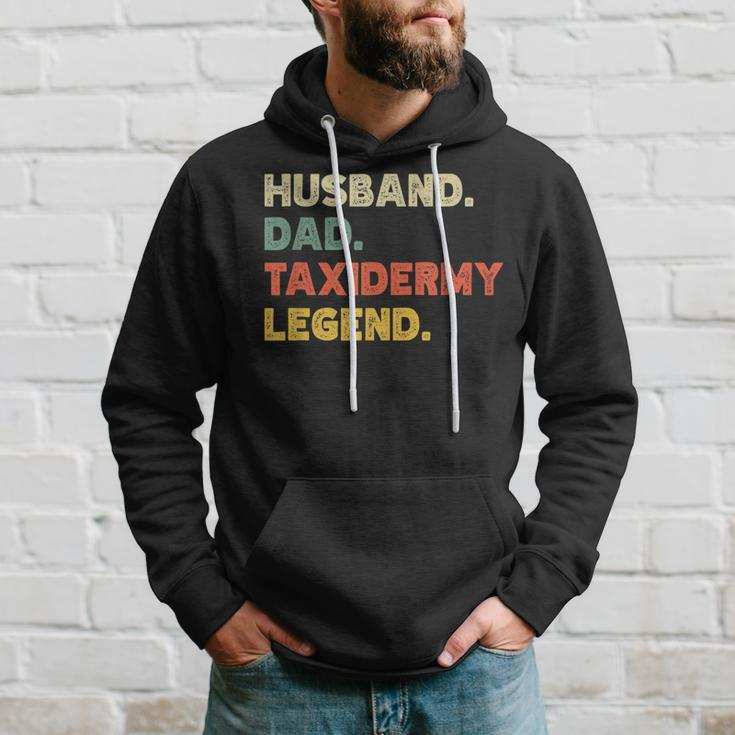 Mens Mens Funny Husband Dad Taxidermy Legend Vintage Retro Hoodie Gifts for Him