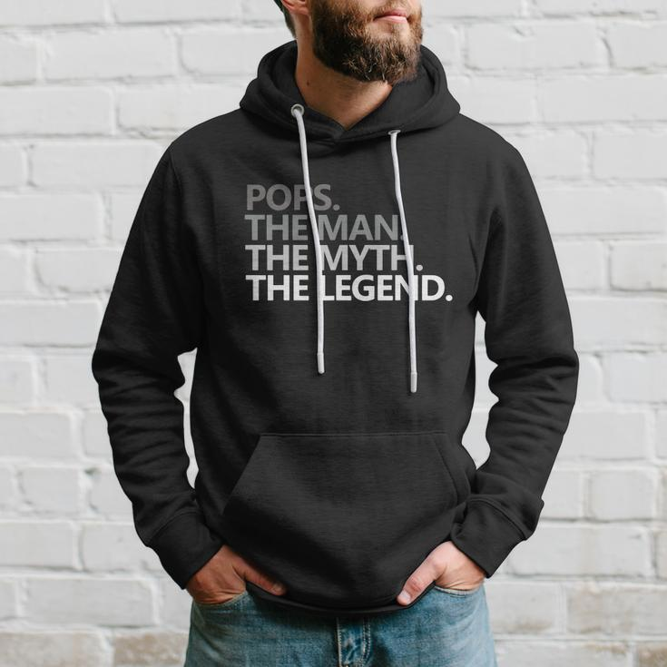 Mens Pops The Man The Myth The Legend Gift V2 Hoodie Gifts for Him