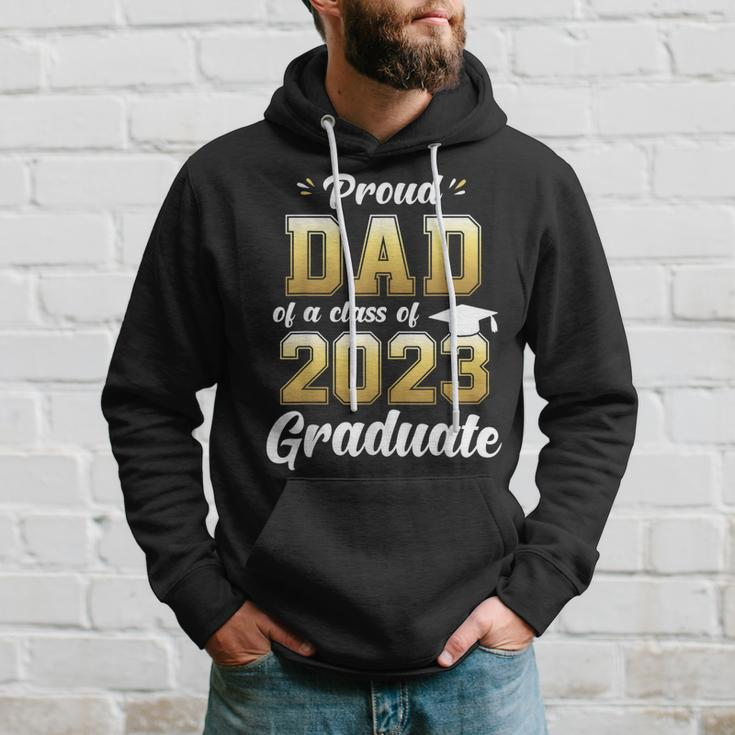 Mens Proud Dad Of A Class Of 2023 Graduate Daddy Senior 23 Hoodie Gifts for Him