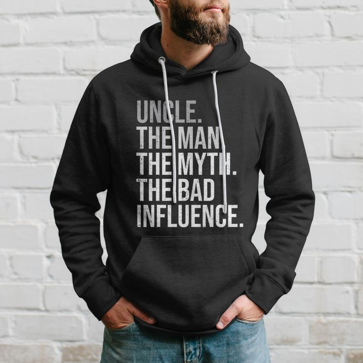 Mens Uncle The Man The Myth The Legend Fun Best Funny Uncle Hoodie Gifts for Him