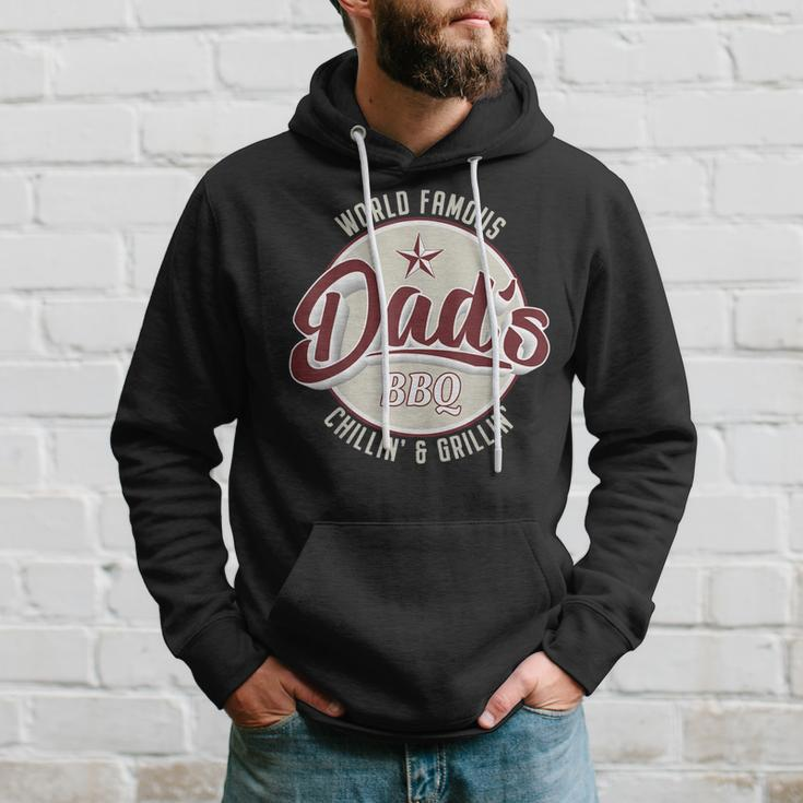 Mens Vintage Dads Bbq Chilling And Grilling Fathers Day Hoodie Gifts for Him
