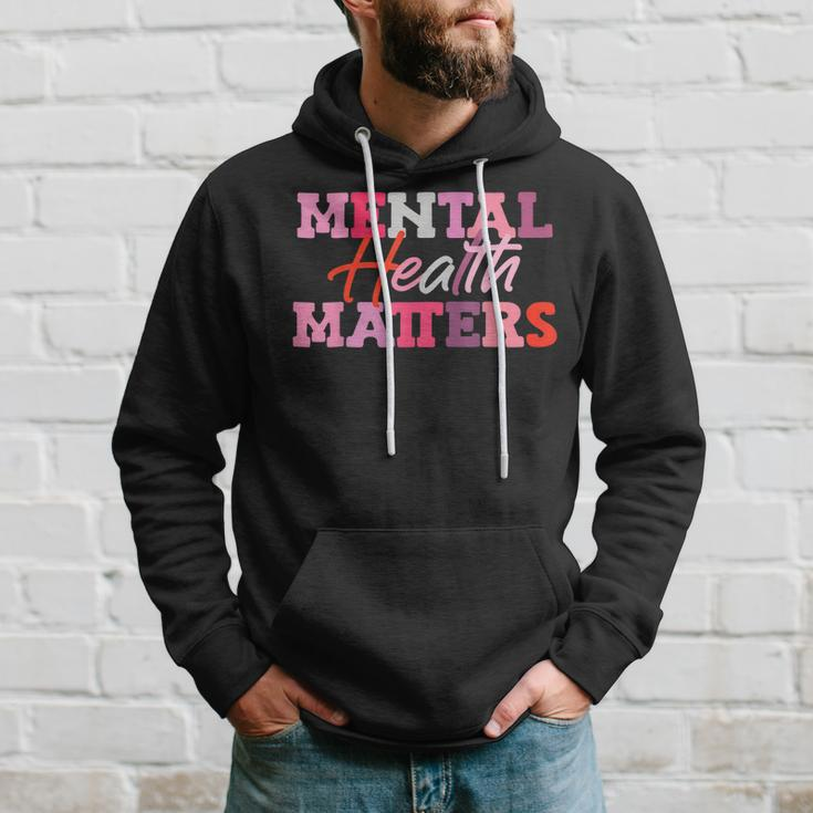 Mental Health Matters National Stress Awareness Month Hoodie Gifts for Him