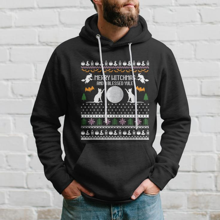Merry Witchmas Cat Ugly Christmas Sweaters Great Gift Hoodie Gifts for Him