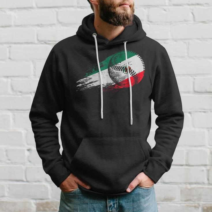 Mexican Baseball Player Mexico Flag Baseball Lover Hoodie Gifts for Him