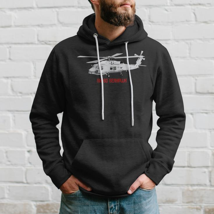 Military Aircraft Sh60 Seahawk Raptor Pilot Gifts Hoodie Gifts for Him