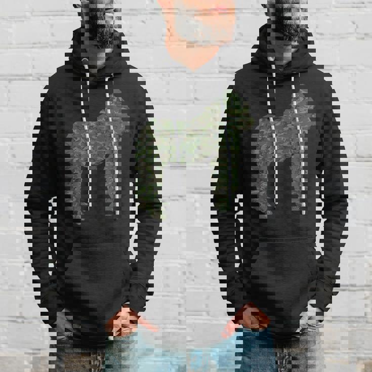 Military Gorilla Camo Print Us Ape Animal Veteran Men Gift Men Hoodie Graphic Print Hooded Sweatshirt Gifts for Him