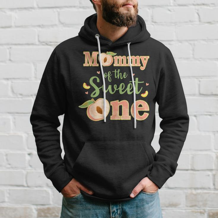 Mommy Of The Sweet One 1St Birthday Matching Family Peach Hoodie Gifts for Him