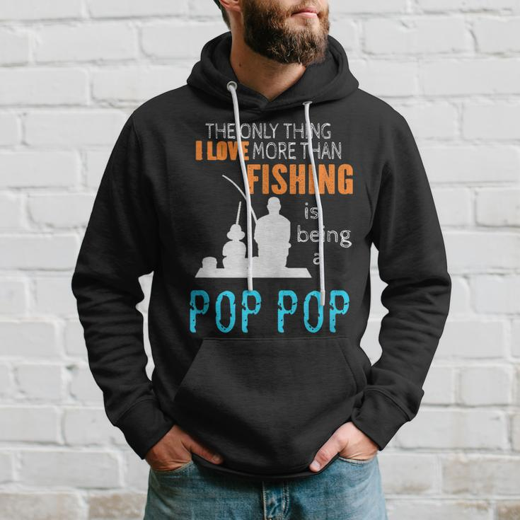 More Than Love Fishing Pop Pop Special Grandpa Gift For Mens Hoodie Gifts for Him