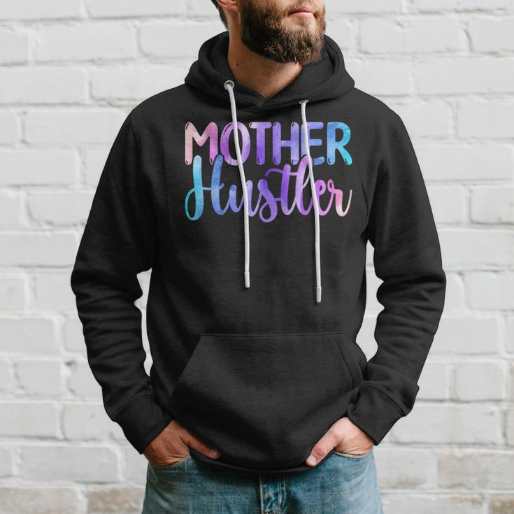 Mother Hustler - Entrepreneur Mom Mothers Day Watercolor Hoodie Gifts for Him