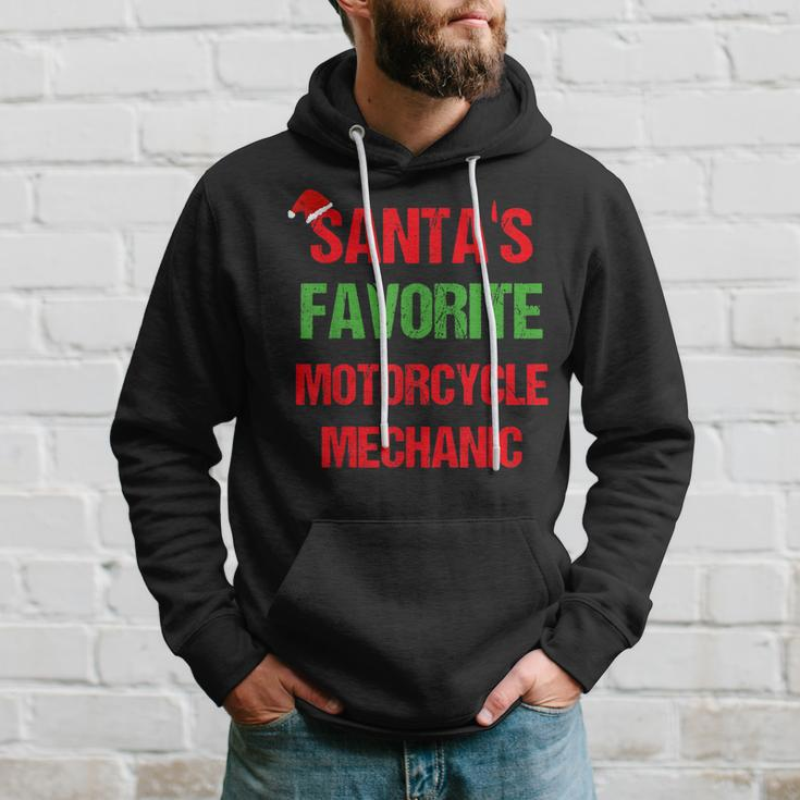 Motorcycle Mechanic Funny Pajama Christmas Gift Hoodie Gifts for Him