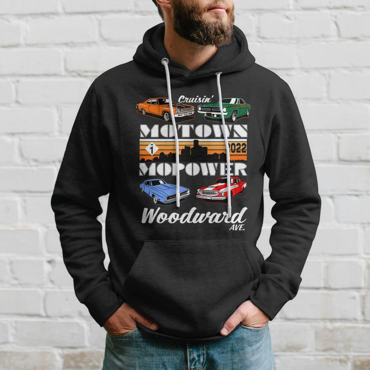 Motown Mopower 2022 Woodward Car Cruise Hoodie Gifts for Him